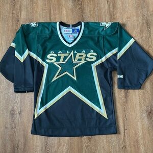 Vintage Dallas Stars Hockey Jersey, Adult S